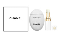 CHANEL Miss Cocoa White Tube Lip Balm Hand Cream Skincare Sets Moisturizes And Moisturizes Two Piece Set