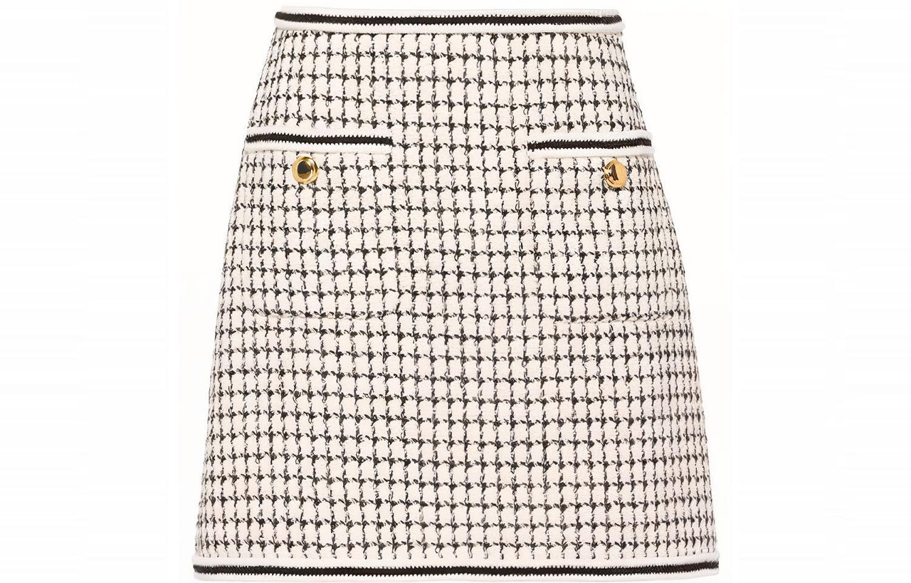 MIU MIU Casual Short Skirts Women's White