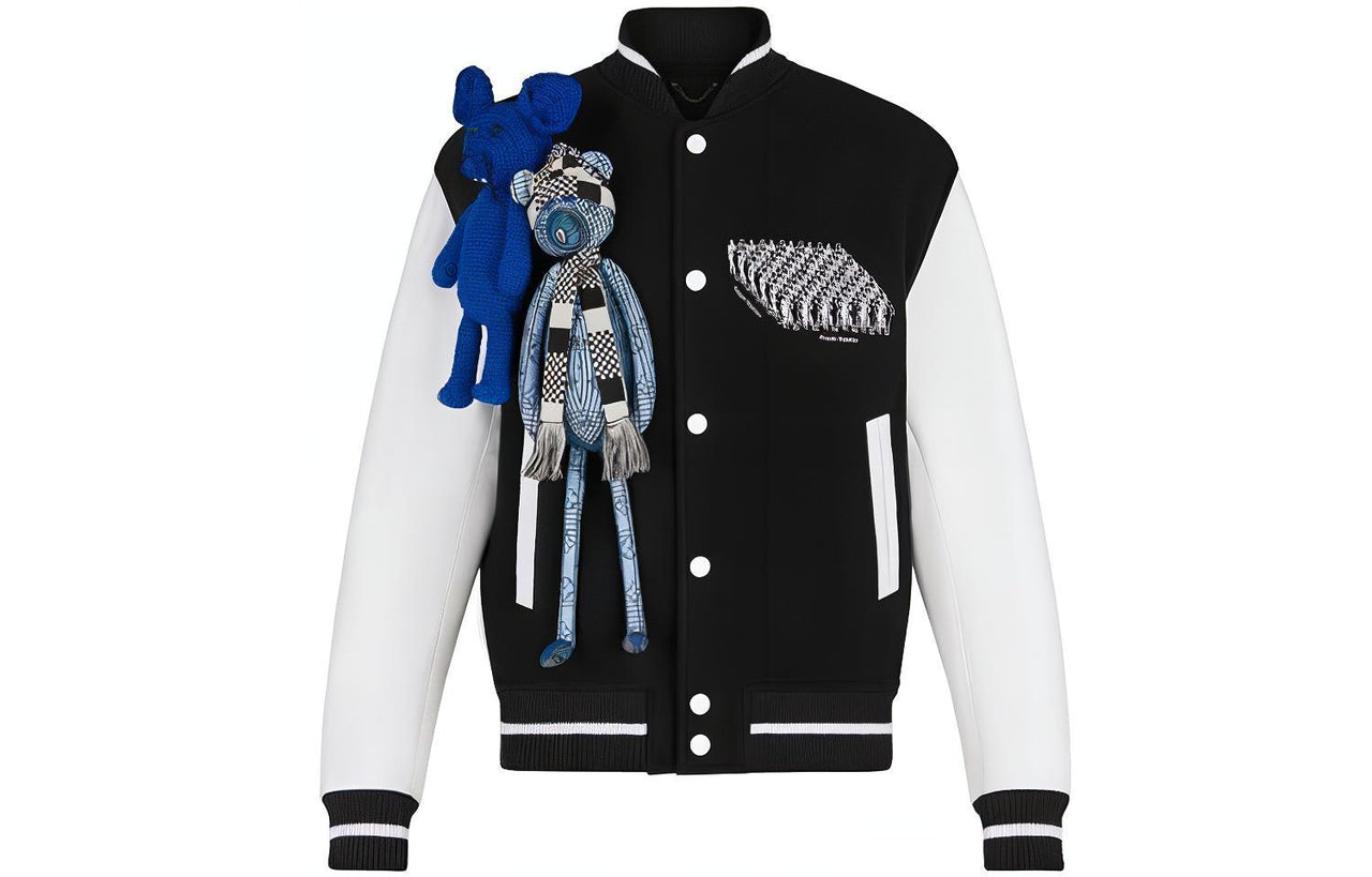 LOUIS VUITTON SS22 Baseball Jacket Men's Black