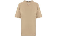 PRADA Logo Triangle Crewneck T-Shirt