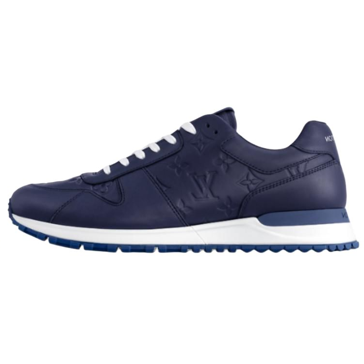 LOUIS VUITTON Run Away Low-Top Casual Shoes Men's Blue