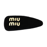 MIU MIU Metal Hair Clips Women's Black