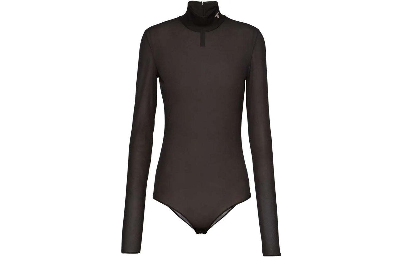 PRADA Gazar Triangle logo Bodysuit