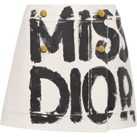 DIOR FW24 Casual Short Skirts Women's White