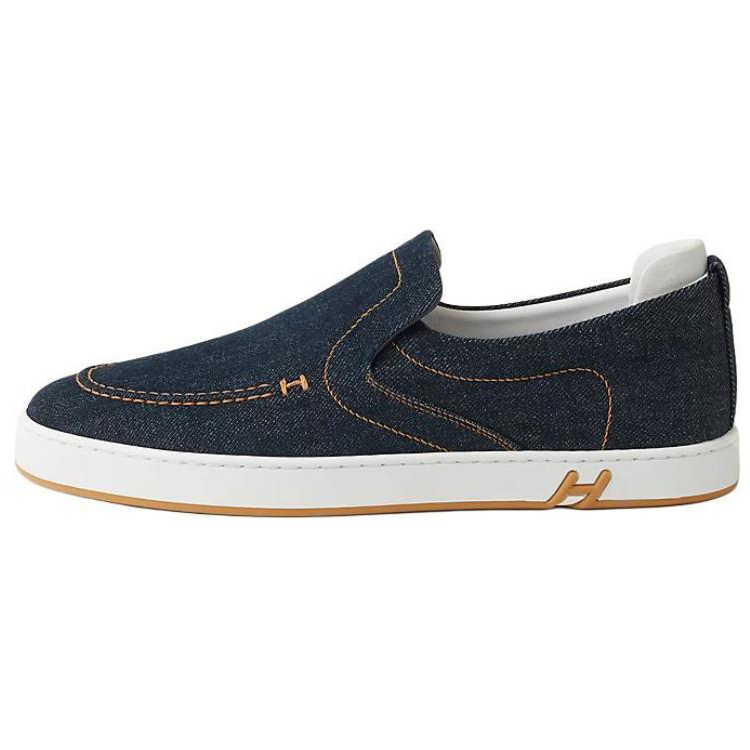 HERMES Kiddy Casual Single Shoes Women's Blue