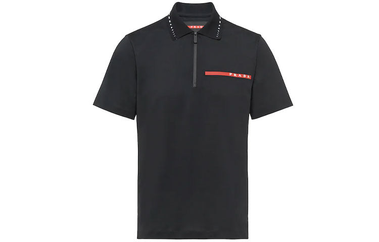PRADA FW21 Polo Shirt Men's Black
