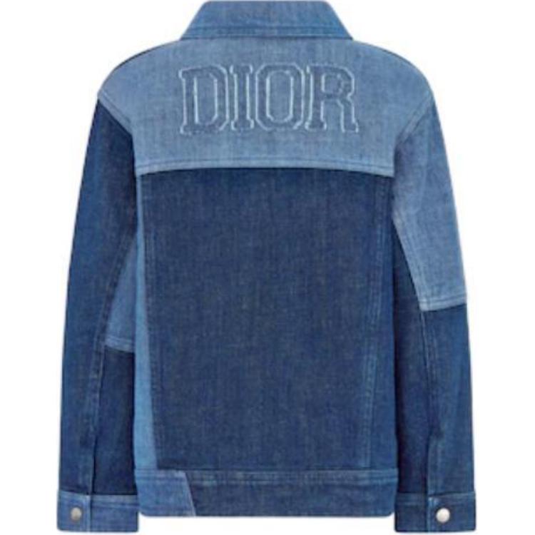 DIOR FW22 Denim Jacket Other Tops Blue Kids'
