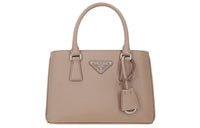 PRADA Saffiano Leather One Shoulder Handbag Women's Khaki