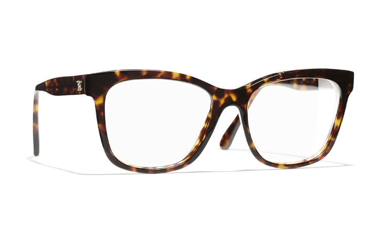 CHANEL Eyeglass Frames Women's Tortoiseshell