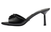 PRADA Leather Heeled Mules