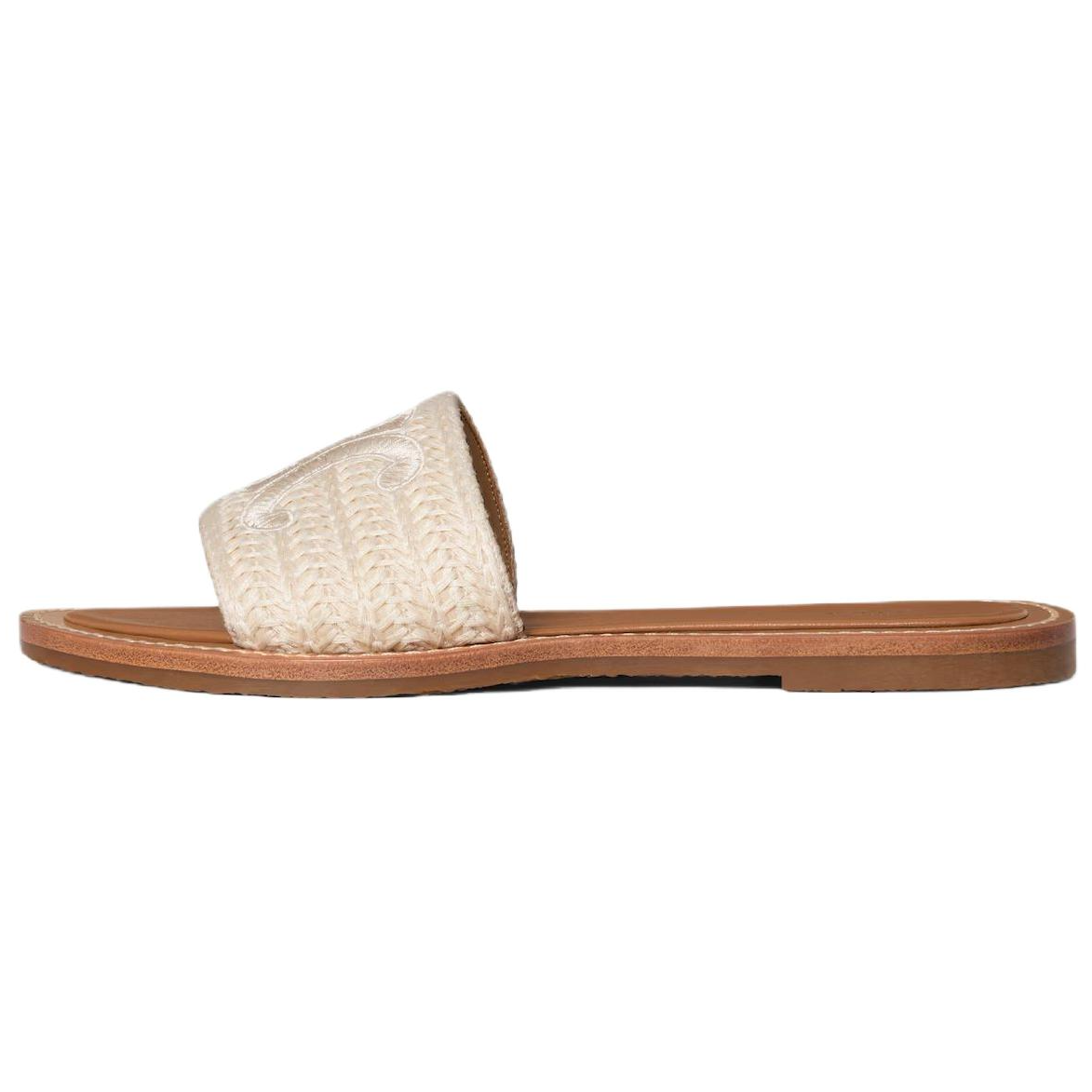 CELINE Slide Slippers Women's Beige