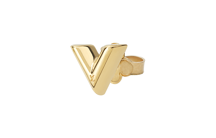 LOUIS VUITTON M68153 Essential V Stud Earrings