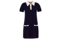MIU MIU Short-Sleeved Dresses Women's Blue