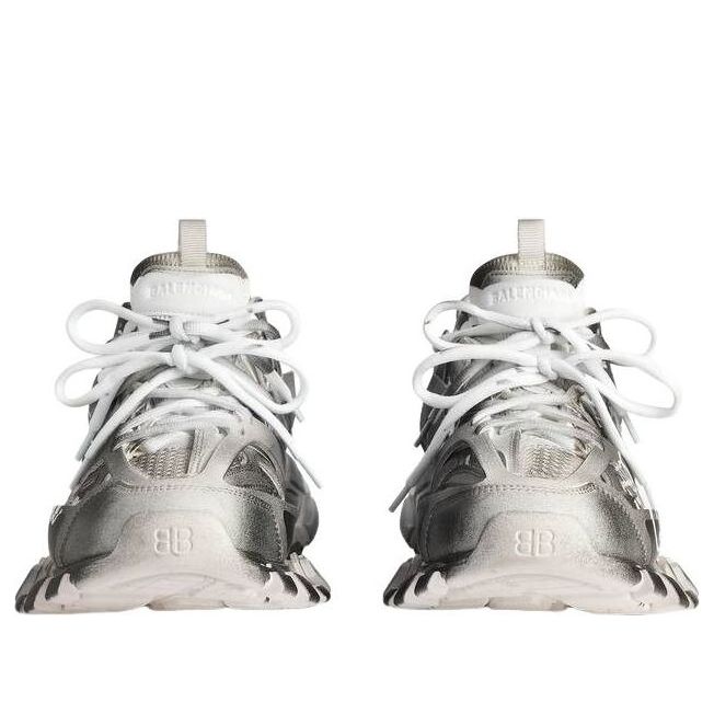 (WMNS) Balenciaga Track Stencil Logo Sneaker 'Black White' 542436WTKIS1090
