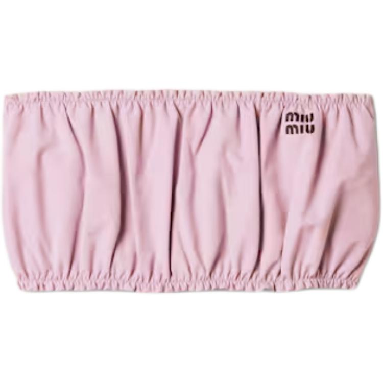 MIU MIU SS25 Strapless Top Women's Pink