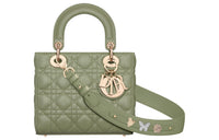 DIOR Lady DiorMy ABCDior Lambskin Lady Dior Bag, Shoulder Bag, Crossbody Bag, Handbag Small Size Women's Cactus Green