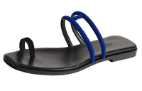HERMES Georgia Stylish Sandals Women's Black