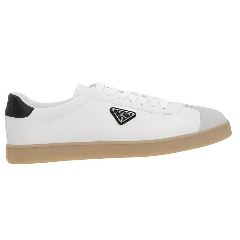 PRADA Lane Low-Top Skateboard Shoes Men's White