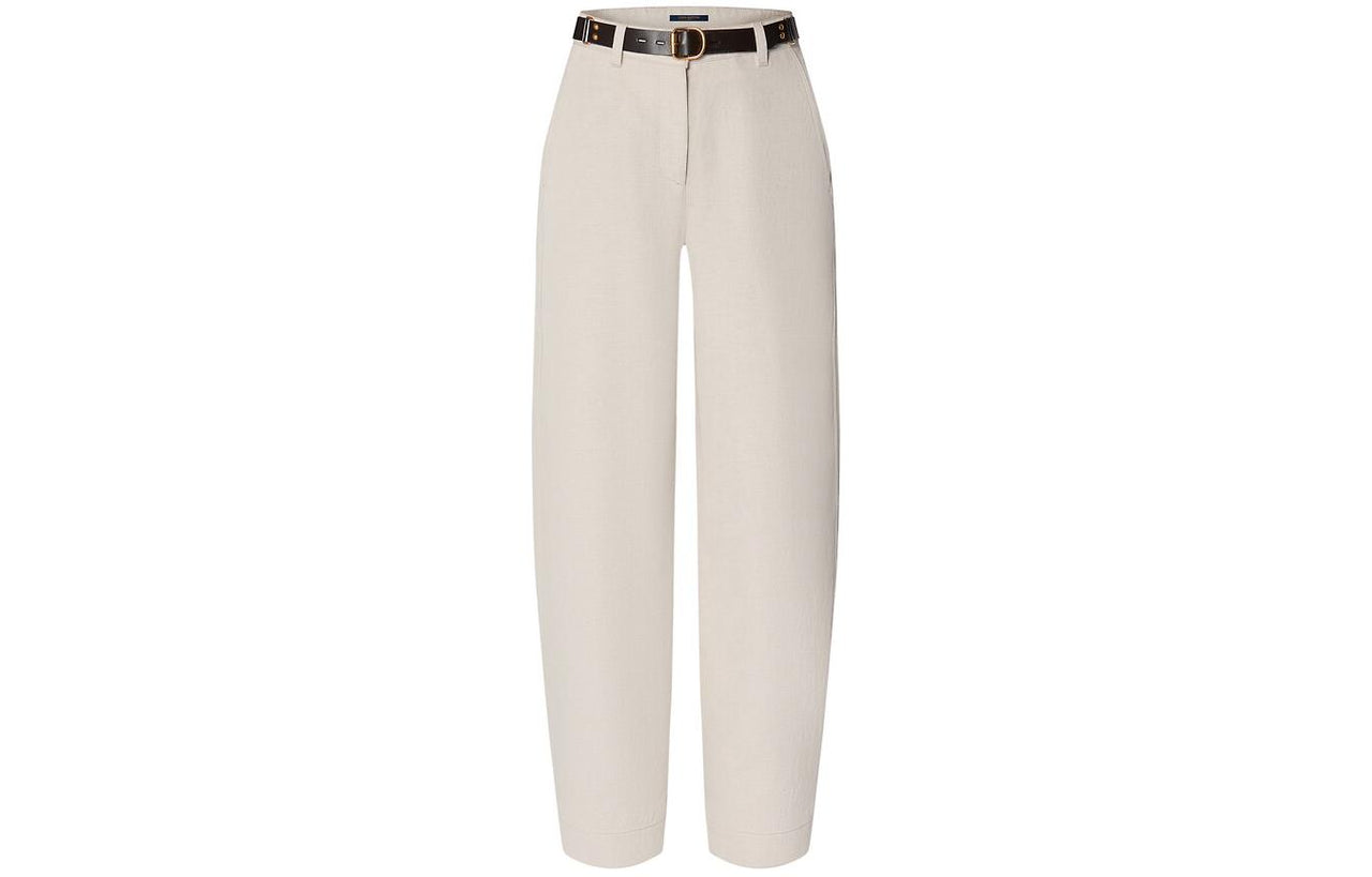 LOUIS VUITTON SS24 Casual Pants Women's Ecru
