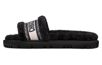 DIOR Dway Slip-Resistant Slide Slippers Women's Black