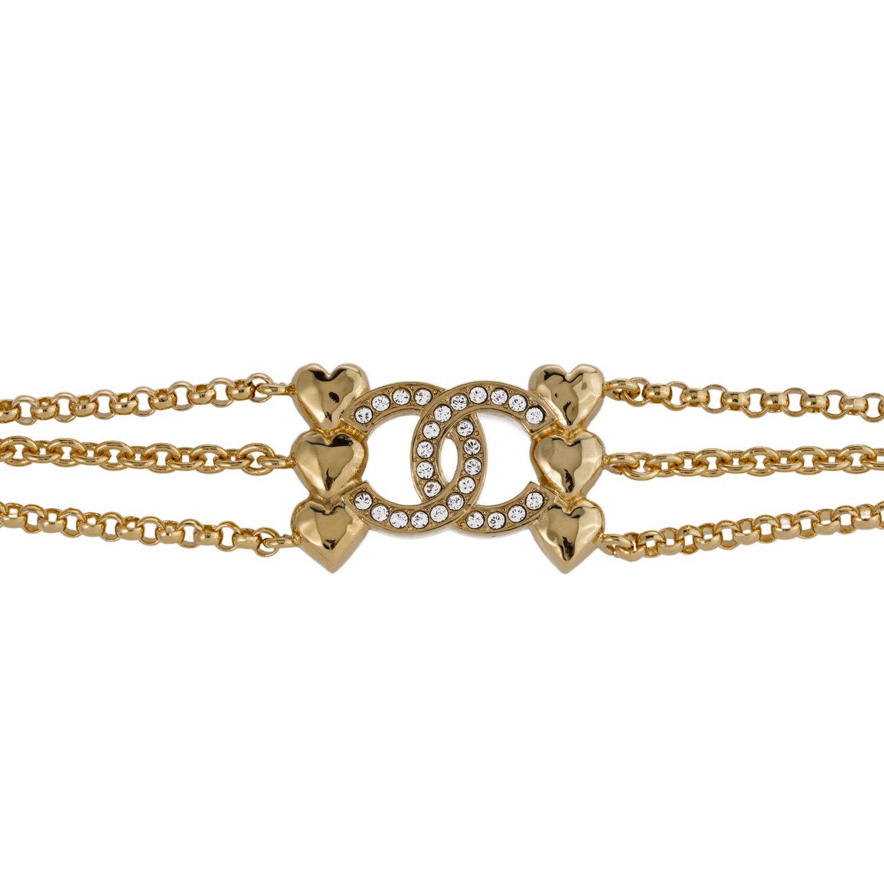 CHANEL Metal Bracelets Women's Gold