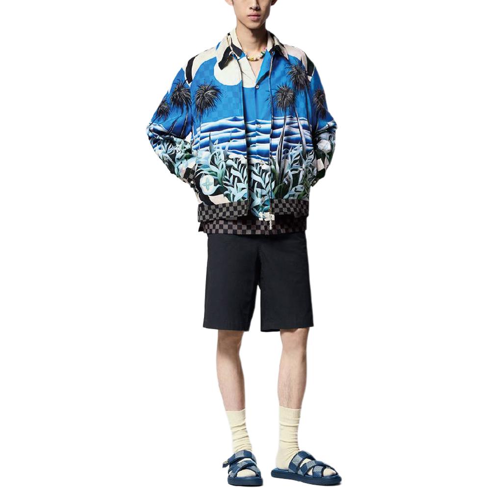LOUIS VUITTON Printed Viscose Blouson