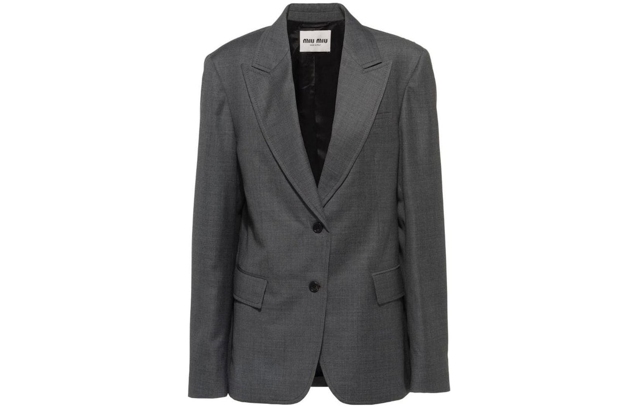 MIU MIU Grisaille Single breasted Blazer