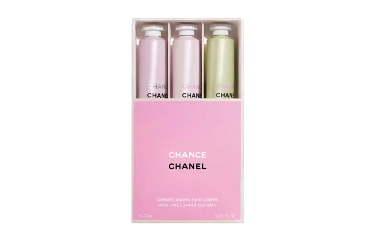 CHANEL Chance Fragrance Hand Cream Reducing Fine Lines Hydrating Moisturizing Hydrating 20ml*3