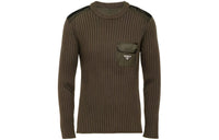 PRADA SS24 Cashmere Sweater Men's Brown