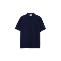 HERMES Polo Shirt Men's Marine Blue