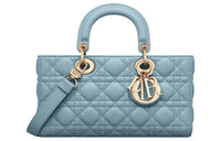 DIOR Lady D JOY Sheepskin Lady Dior Bag Shoulder Bag, Crossbody Bag, Handbag Women's Sky Blue