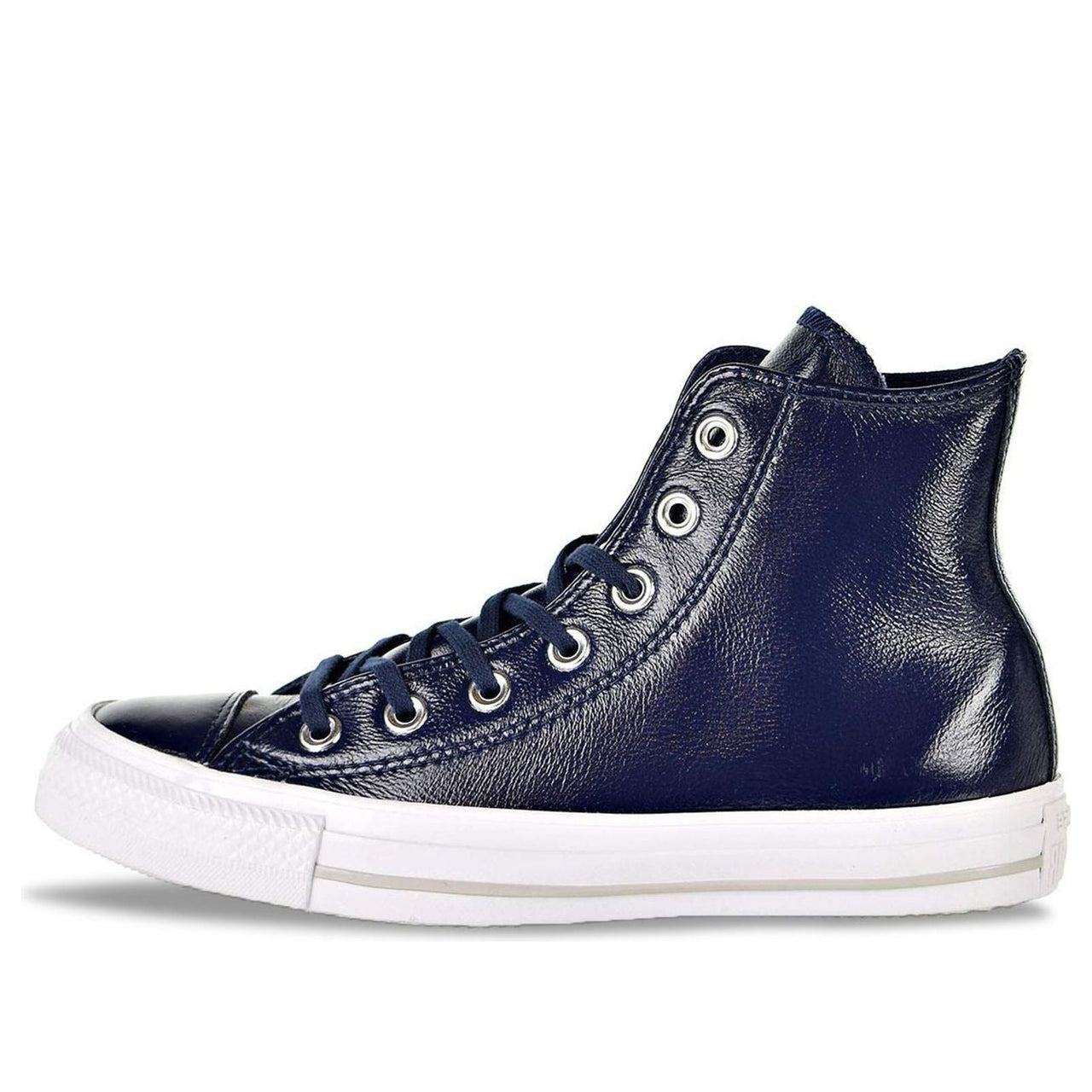 (WMNS) Converse Chuck Taylor All Star Crinkled Patent Leather Hi 'Midnight Navy' 557938C