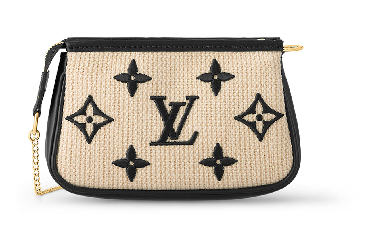LOUIS VUITTON Mini Pochette Accessoires Black