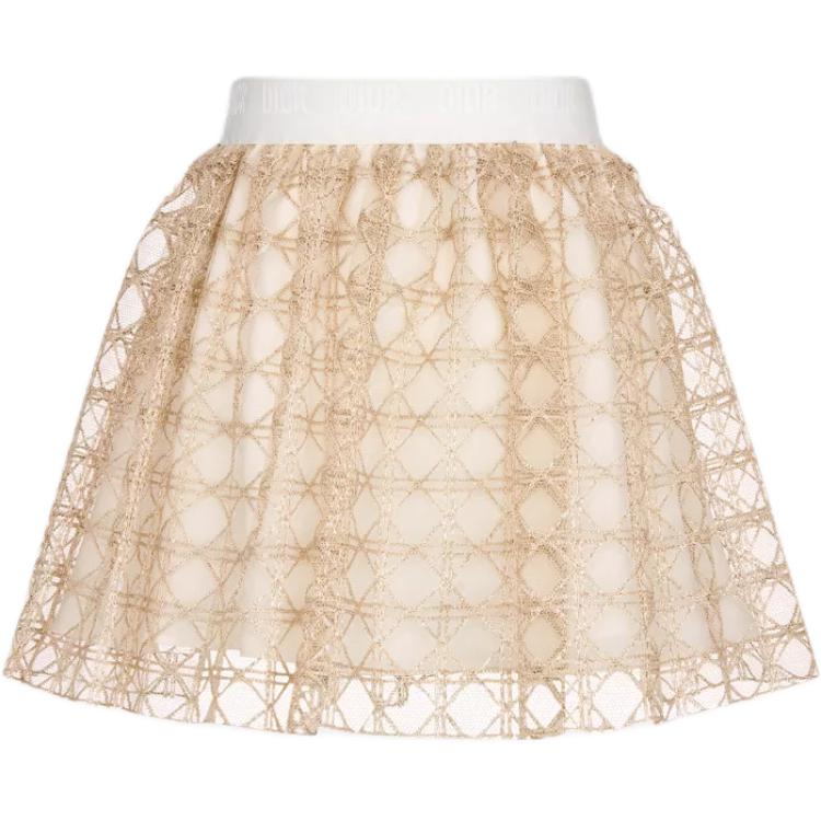 DIOR Half Length Skirt Gold Kids'