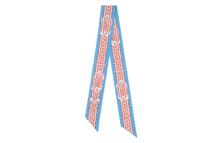 HERMES Silk Scarves Women's Pink
