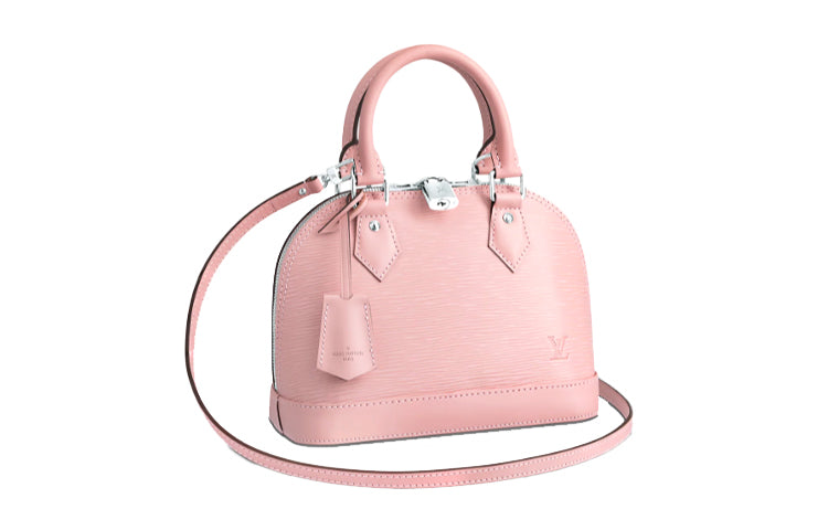 LOUIS VUITTON Alma BB Cow Leather Dome Bag, Shoulder Bag, Crossbody Bag, Handbag Regular Women's Ballet Pink