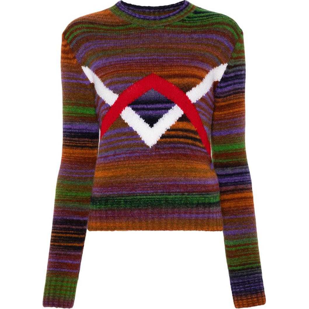 LOEWE Sweater 'Red/White'