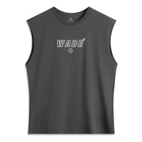 Li-Ning x ADAM Way Of Wade Graphic Oversized Tank 'Dark Grey' AVSU731-1