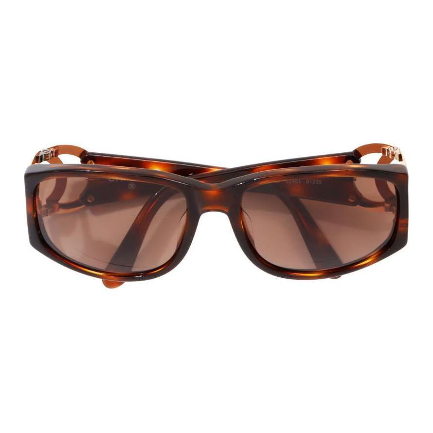 CHANEL 2000s Cc Logo Sunglasses