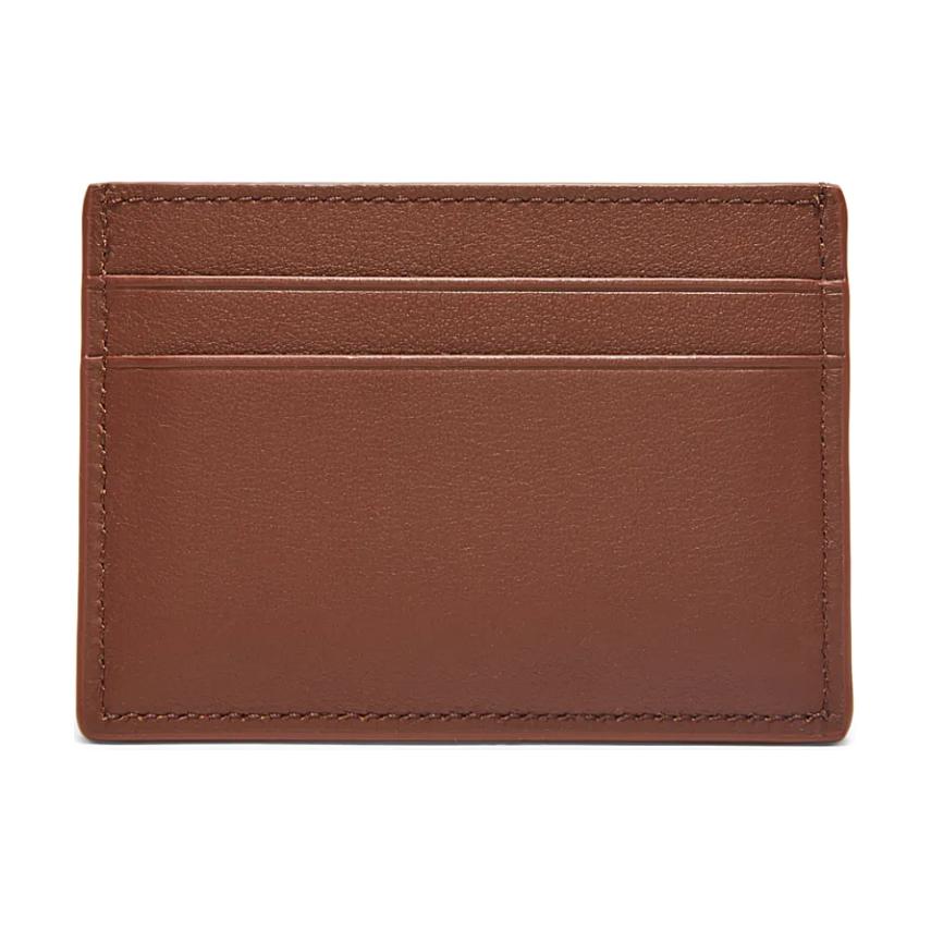 LOEWE Anxious Love Collaboration Cow Leather Card Holder Men's Dark Brown