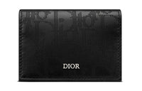 DIOR Leather Card Set Card Holder Men's Black