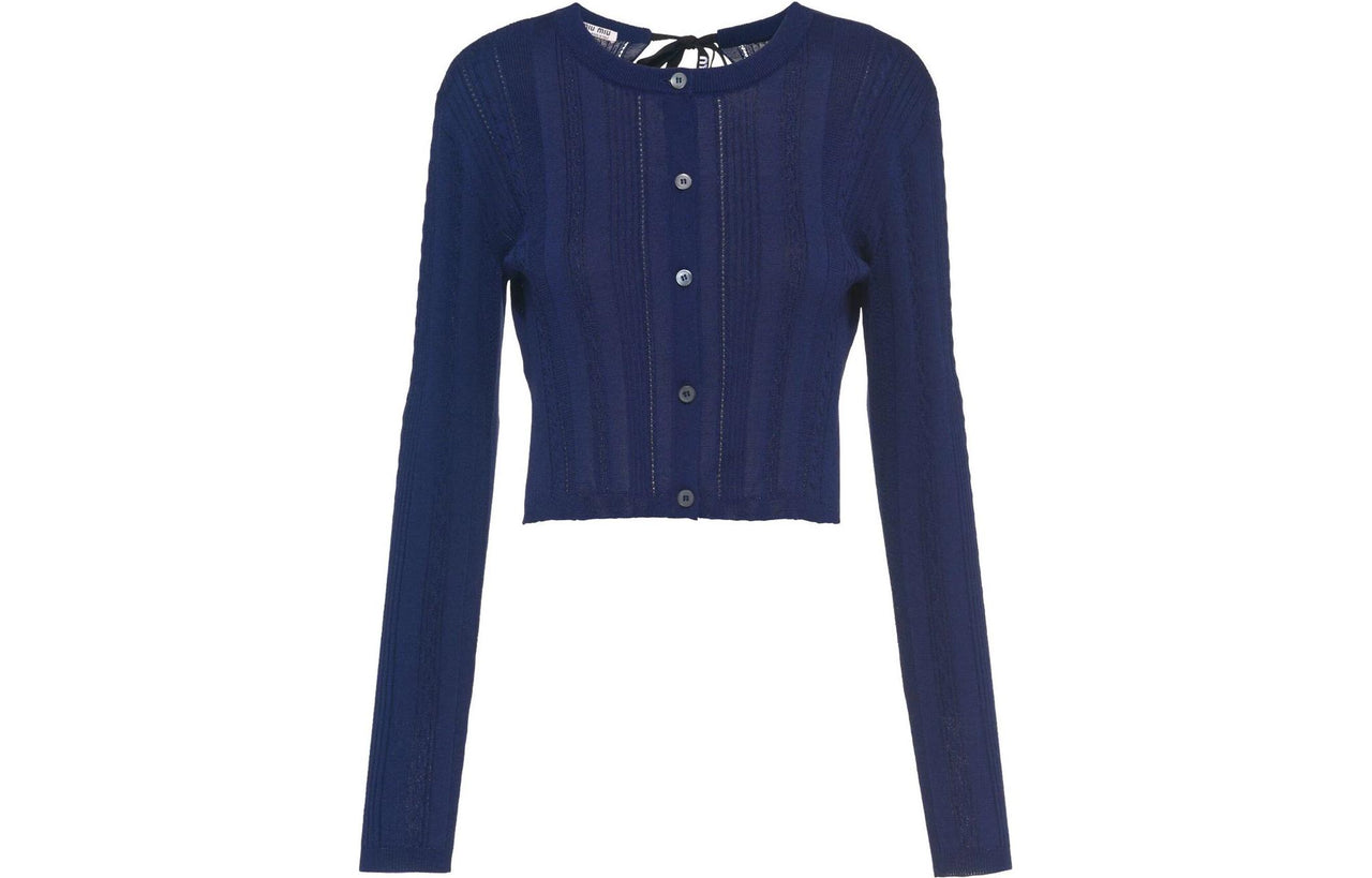 MIU MIU SS22 Knitwear Women's Blue