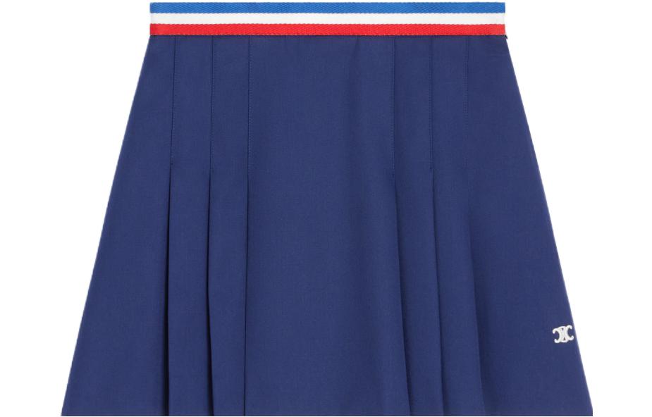 CELINE Casual Short Skirts Women's Sea Blue