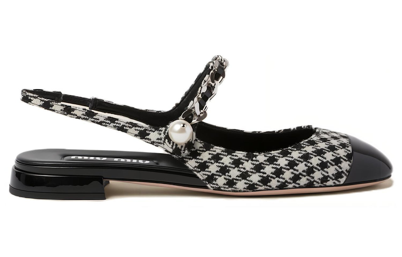 MIU MIU Casual Single Shoes 1cm Women's Black