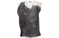 PRADA Tie-Dyed V-Neck Sleeveless Blouse