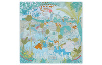 HERMES Silk Scarves Unisex Blue