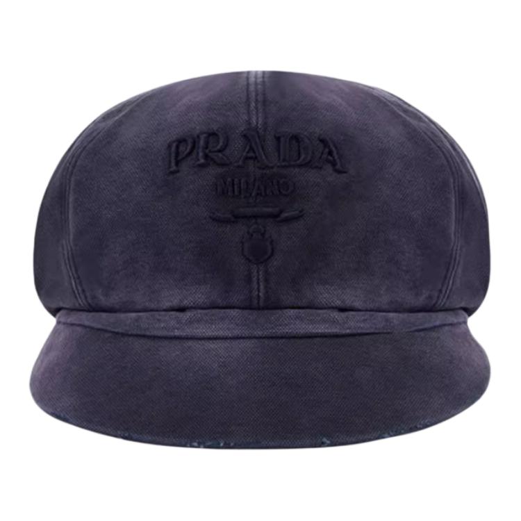 PRADA Canvas Berets Women's Multicolor
