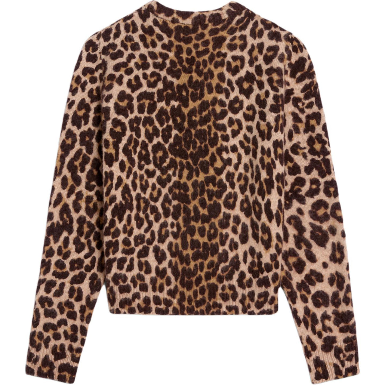CELINE Leopard Patterned Long Sleeved Cardigan