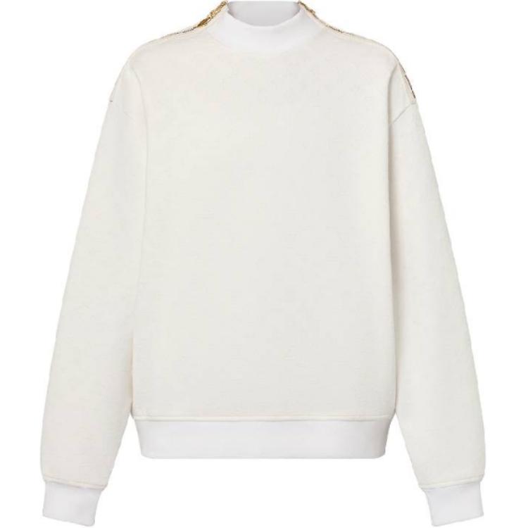 LOUIS VUITTON Monogram Zipper Accent Sweater