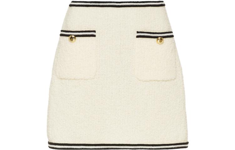 MIU MIU FW22 Casual Short Skirts Women's Ecru